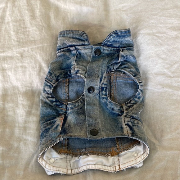 Denim Dog Vest - Picture 2 of 3